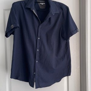 Calvin Klein men’s short sleeve button down shirt